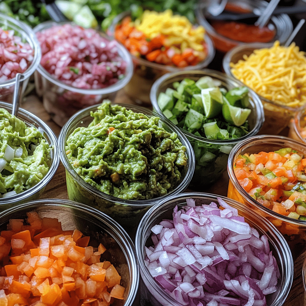 sheet pan taco toppings