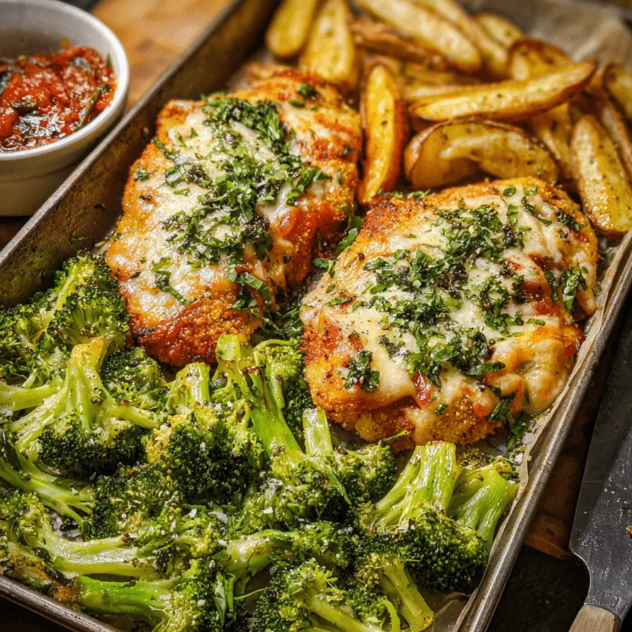Side dishes for sheet-pan chicken parmesan