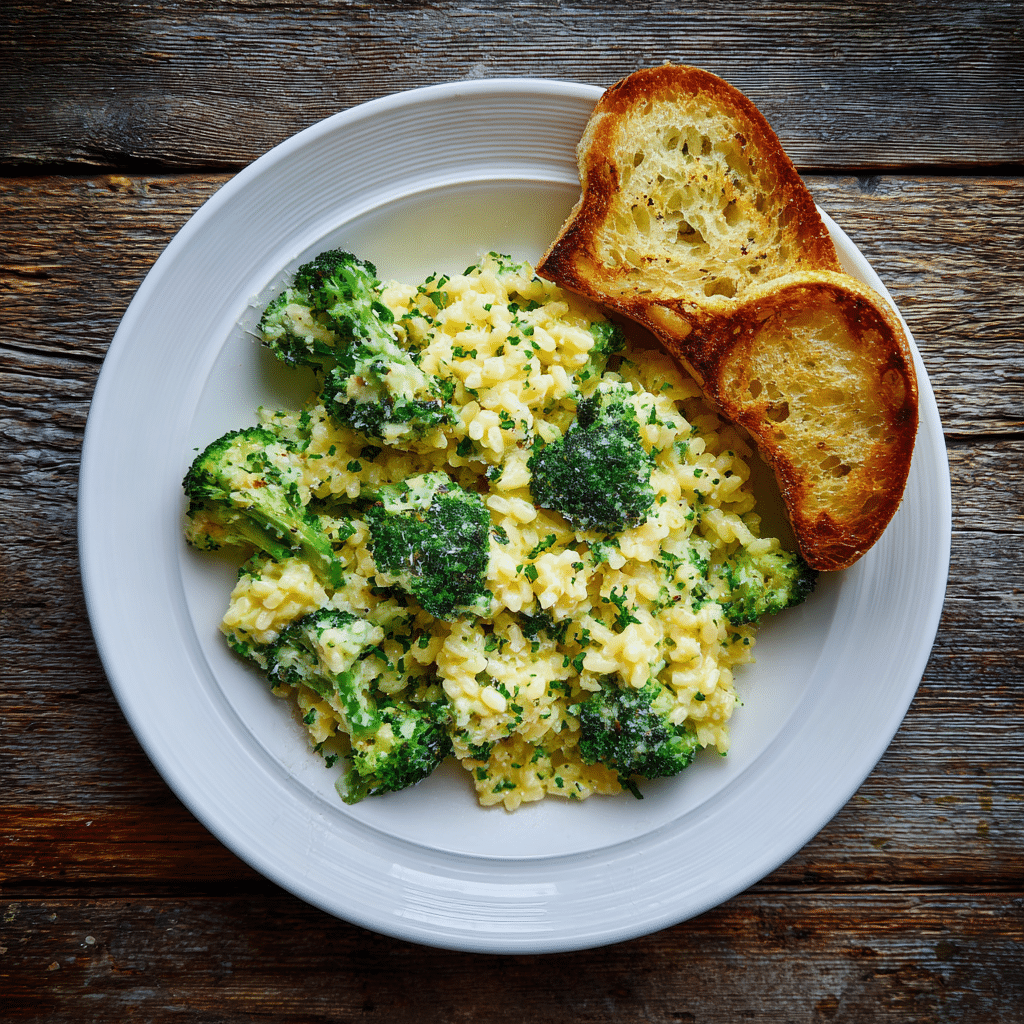 TikTok pastina recipe with vegetable sides